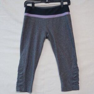 Mondetta Women's Small W26 (26x19) Activewear Athletics Capri Leggings - Grey